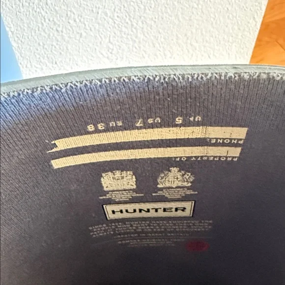 Hunter Classic Blue Tall Boots - Picture 3 of 7